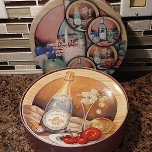 4pc Set Porcelain‎ Plates 8" inches